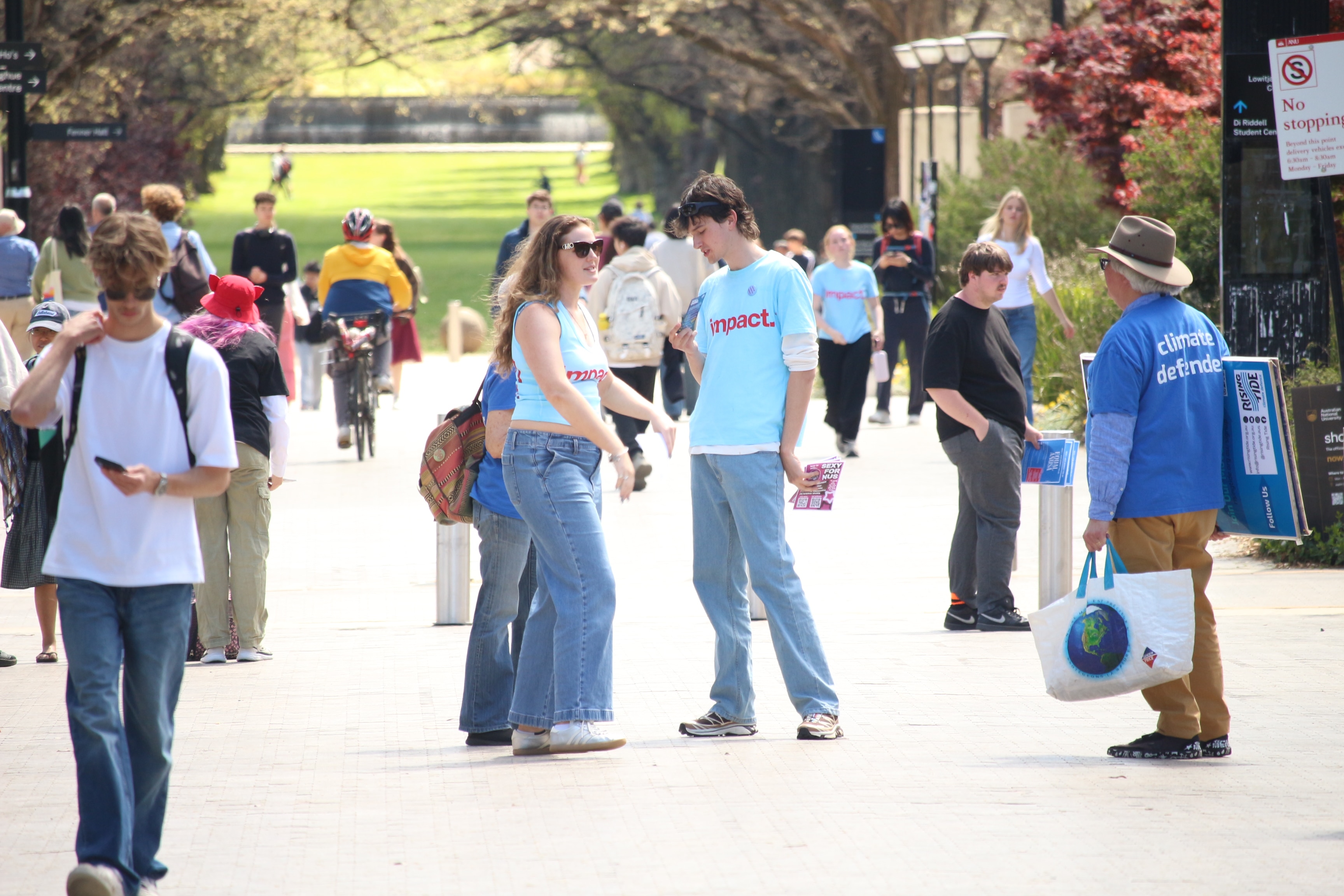 Election season at universities across Australia sees slogans, stunts