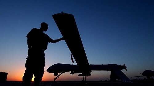 predator drone silhouette