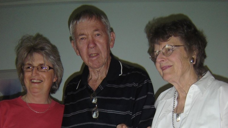 Clyde Gray and his cousins Edna and Alison.