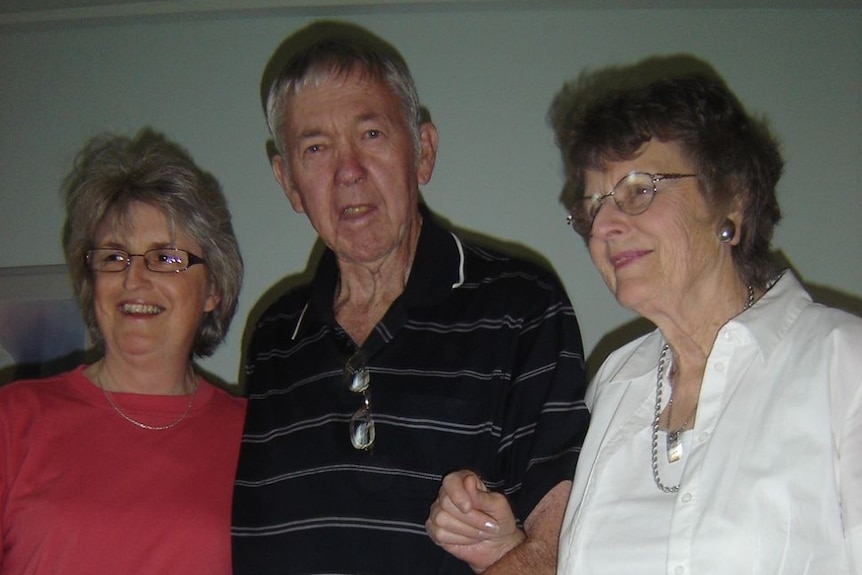 Clyde Gray and his cousins Edna and Alison.