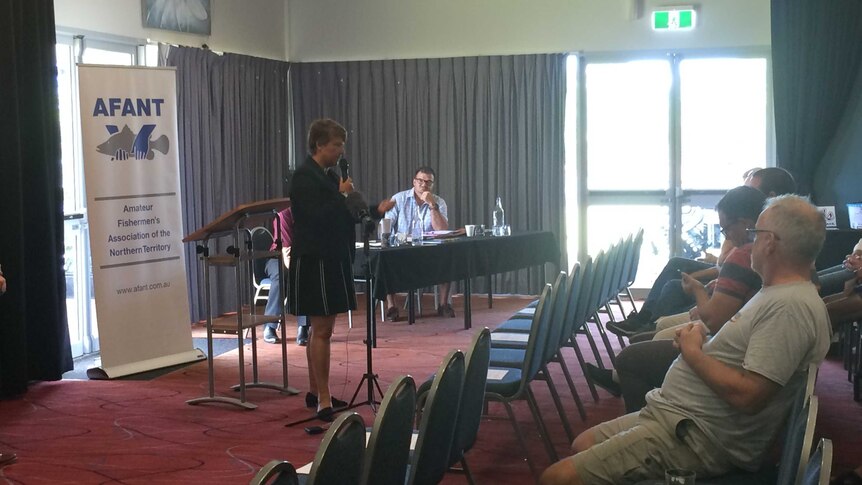 Justice Rachel Pepper speaks to Amateur Fisherman's Association of the Northern Territory