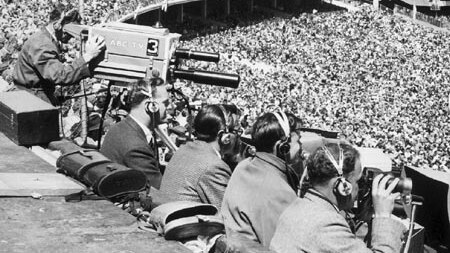 ABC-TV covering the 1956 Olympic Games in Melbourne