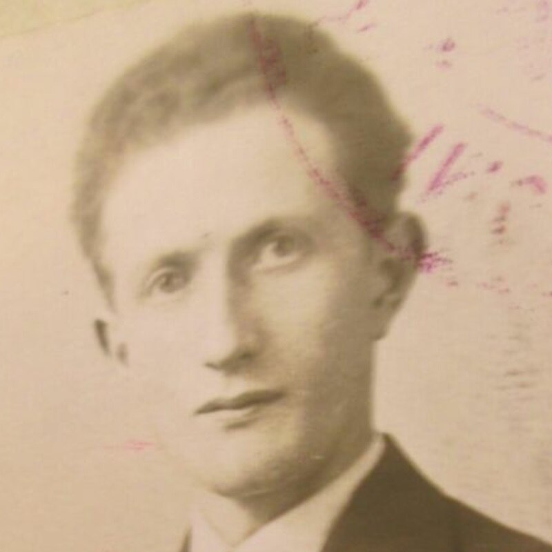 Yisrael Kristal as a young man