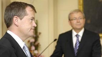 Bill Shorten and Kevin Rudfd (AAP : Alan Porritt)