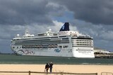 Norwegian Star cruise ship docked in Melbourne