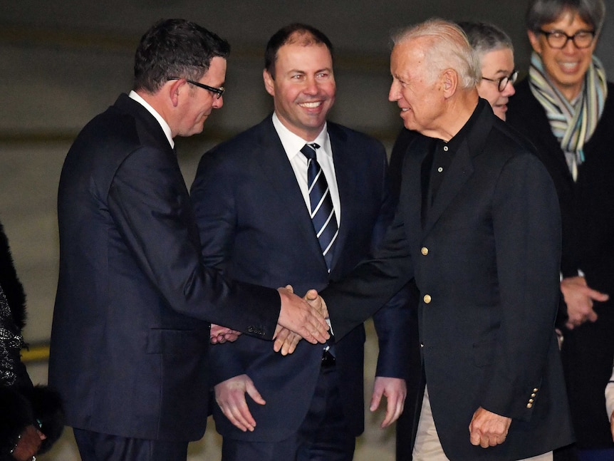 US Vice President Joe Biden in Melbourne