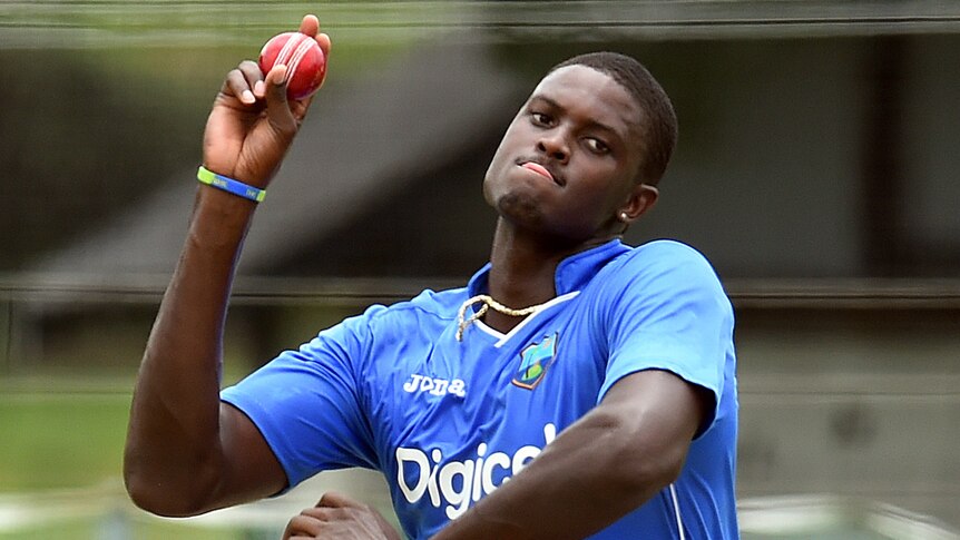 Jason Holder at training