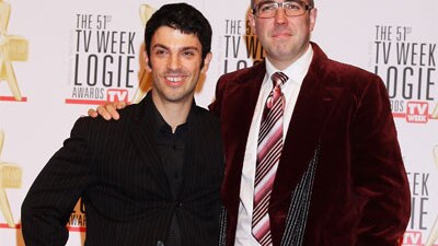 Fall from grace: cast members of The Chaser at the Logie awards last month