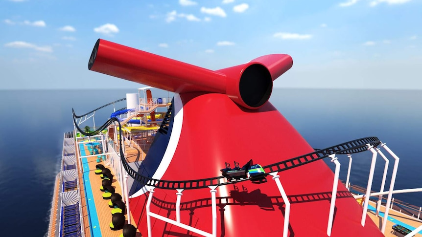 roller coaster on cruise ship