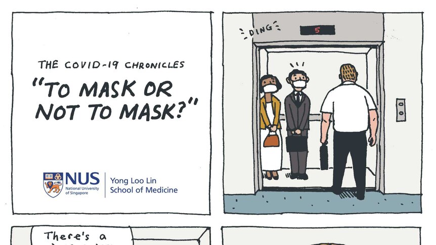 A comic strip about the coronavirus.