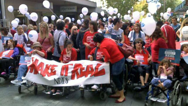Disability supporters gather in Perth