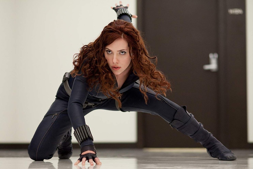 SHIELD agent Natasha Romanoff as Black Widow.
