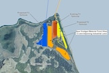 The Queensland Government's map shows the T2 area where Abbot Point dredge spoil would be dumped