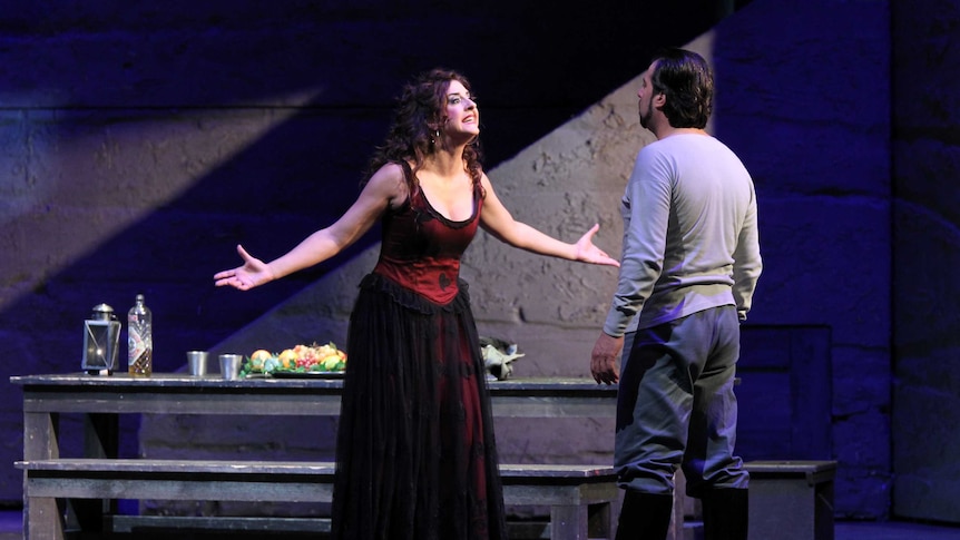 A production of Carmen by the Greek National Opera in 2010.