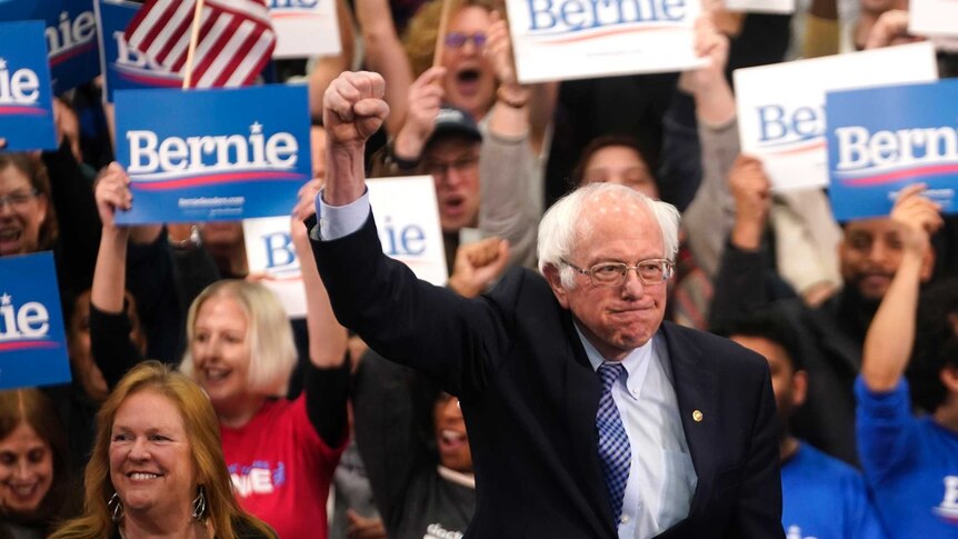 Democratic U.S. presidential candidate Senator Bernie Sanders