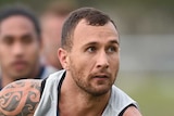 Quade Cooper trains with the Wallabies