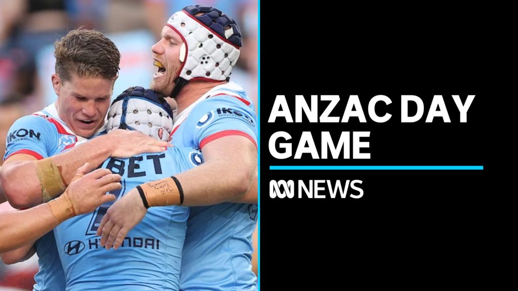 Roosters defeat St George in ANZAC Day game in Sydney - ABC News