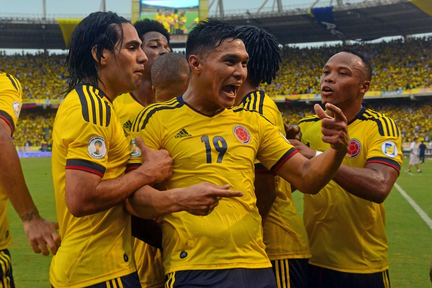 Teofilo Gutierrez scores for Colombia