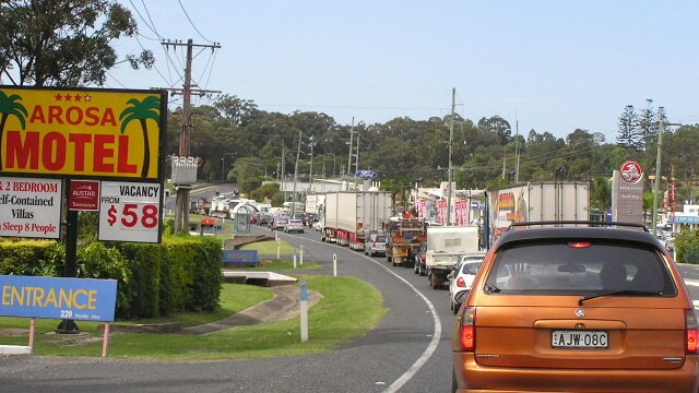 Traffic delays through Coffs Harbour, NSW (File photograph)
