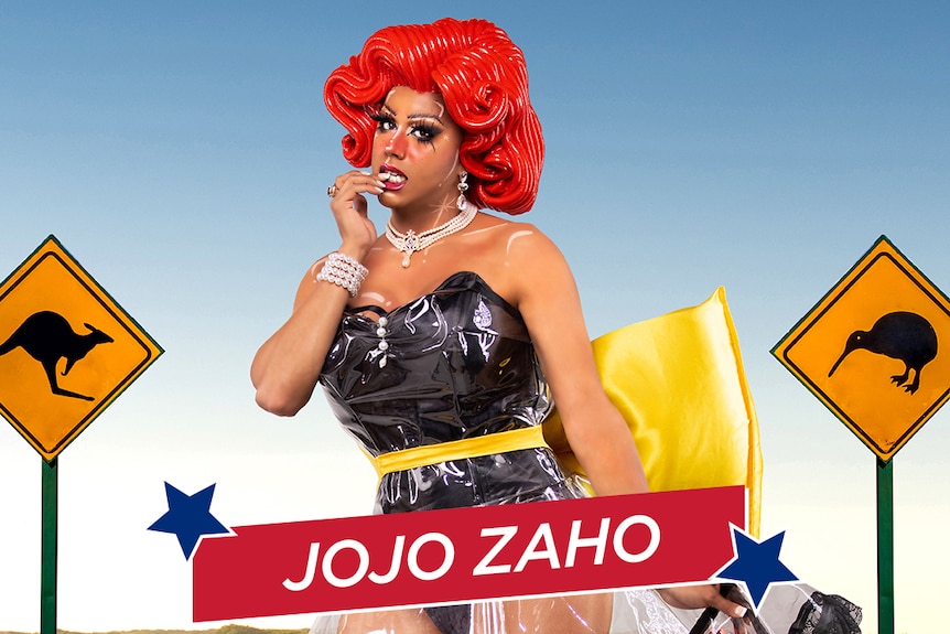 Drag queen Jojo Zaho, a competitor in RuPaul’s Drag Race Down Under