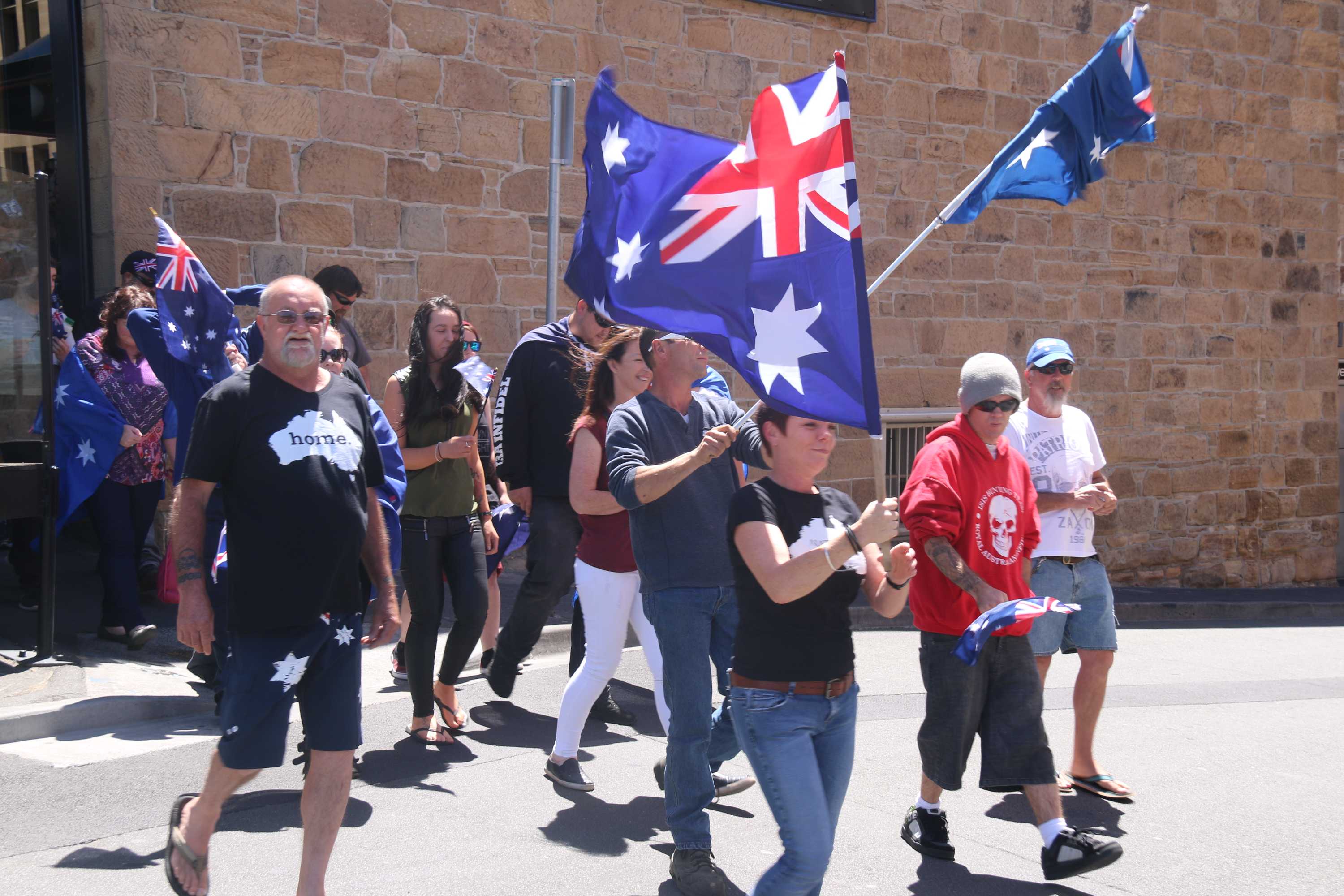 Police keep the peace between United Patriot Front, Reclaim Australia ...