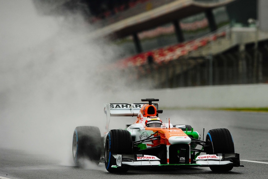 Jules Bianchi drives for Force India