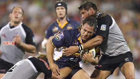 George Smith in action for the Brumbies.