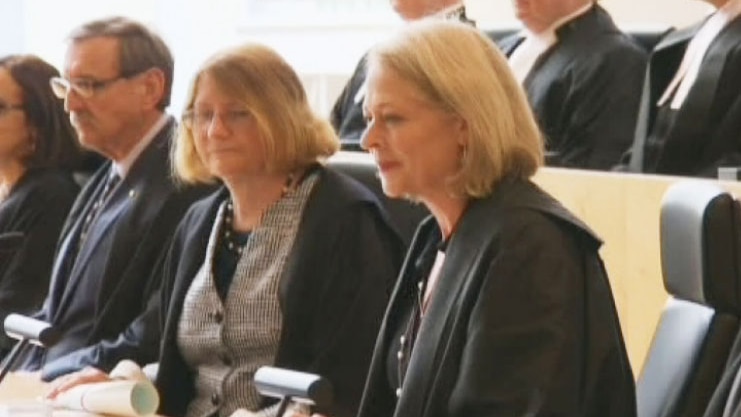 Catherine Holmes (left) Margaret McMurdo (right)