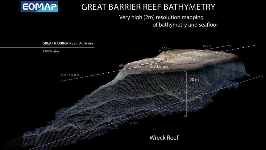 Next generation of digitally mapped Barrier Reef image