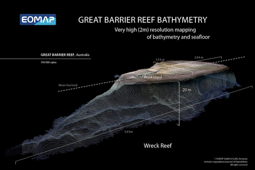 Next generation of digitally mapped Barrier Reef image