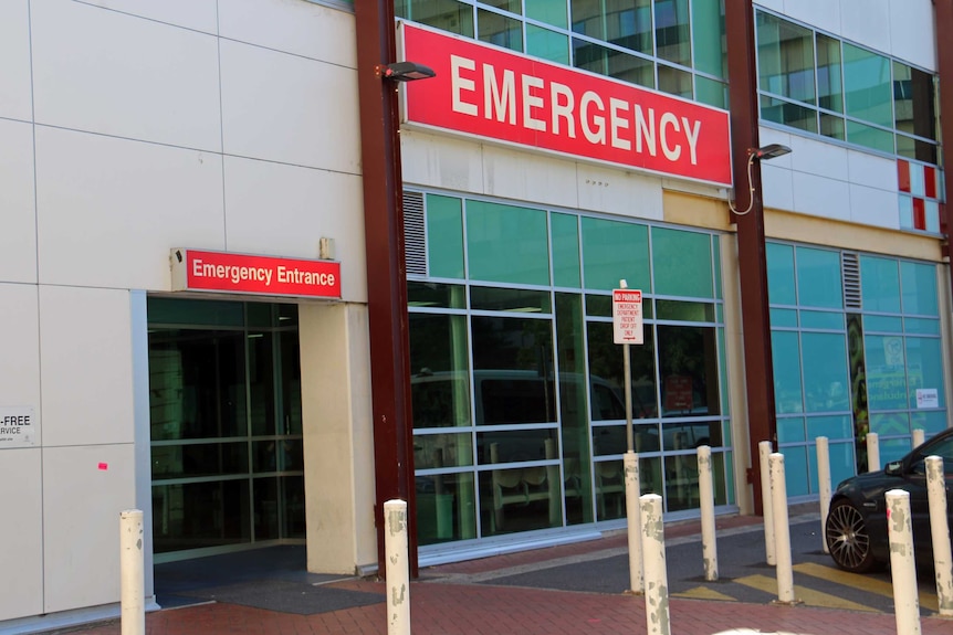 The signage outside the RAH Emergency Department