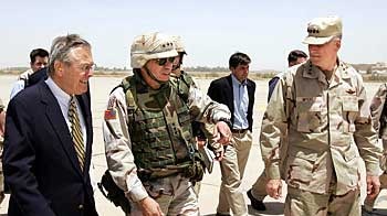 Donald Rumsfeld in Iraq