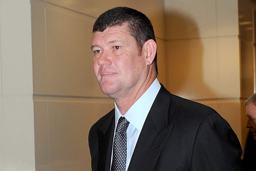 Businessman James Packer in Melbourne