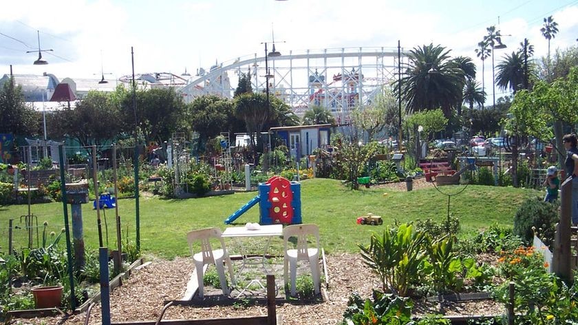 Veg Out community garden in St Kilda.