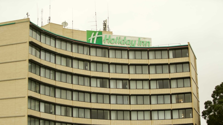 A wide view of the Holiday Inn at Melbourne Airport.