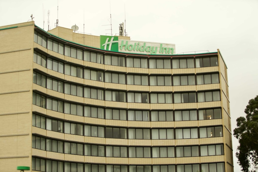 A wide view of the Holiday Inn at Melbourne Airport.