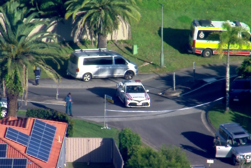 Aerial of Nerang siege.