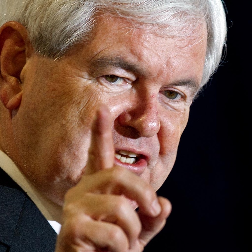 Newt Gingrich campaigns in Florida.