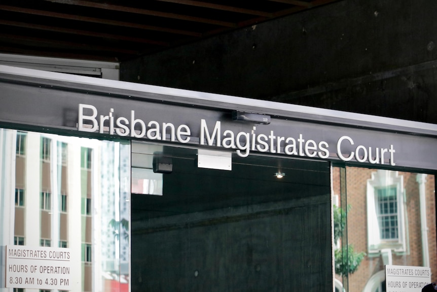 brisbane magistrates court's front doors