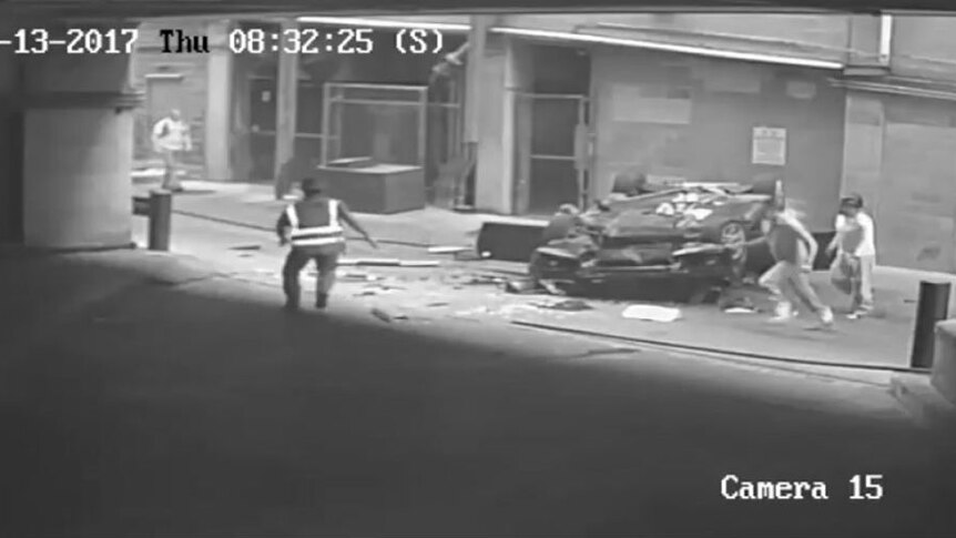 Video shows car plunging seven stories from Austin car park