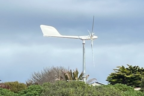 A small wind turbine 