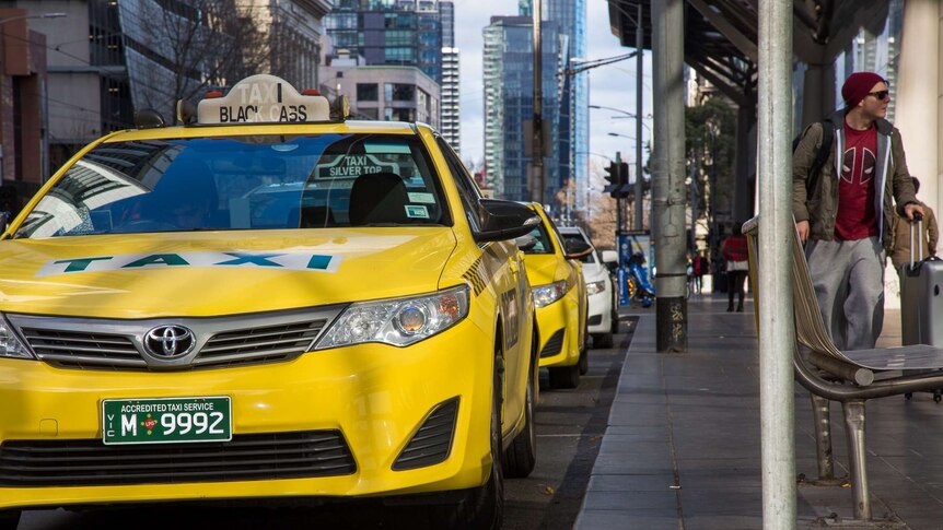 The value of taxi licences in Australia have plummeted with the introduction of ride-share companies.