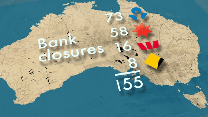 Regional bank closures map