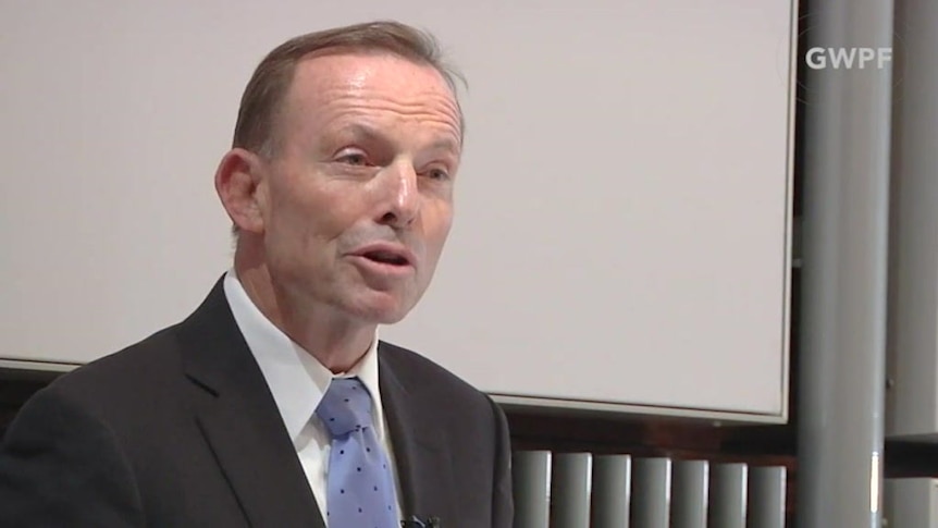 Full speech: Tony Abbott says dealing with climate change is like "primitive people" killing goats