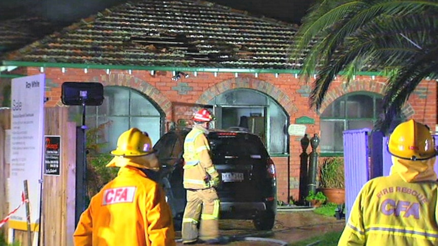 House fire at Bonbeach, Melbourne