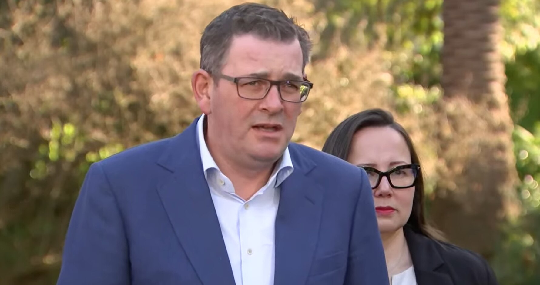 Daniel Andrews speaks at press conference 