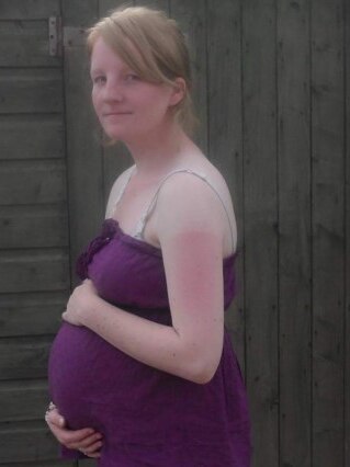 Rosie Wren has shared a photo of herself pregnant, when she was suffering with antenatal depression.