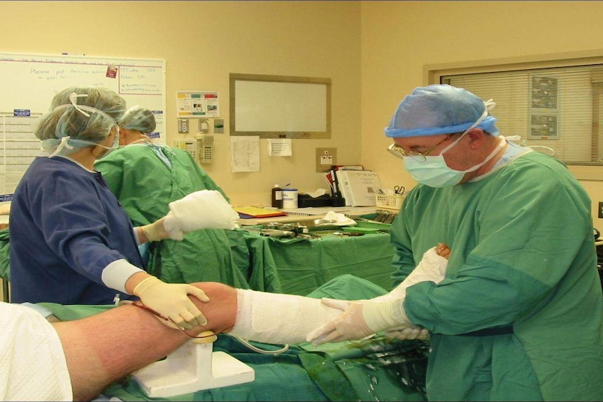 Operating room at Mount Gambier