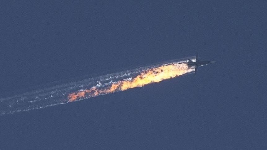 Russian jet shot down by Turkey