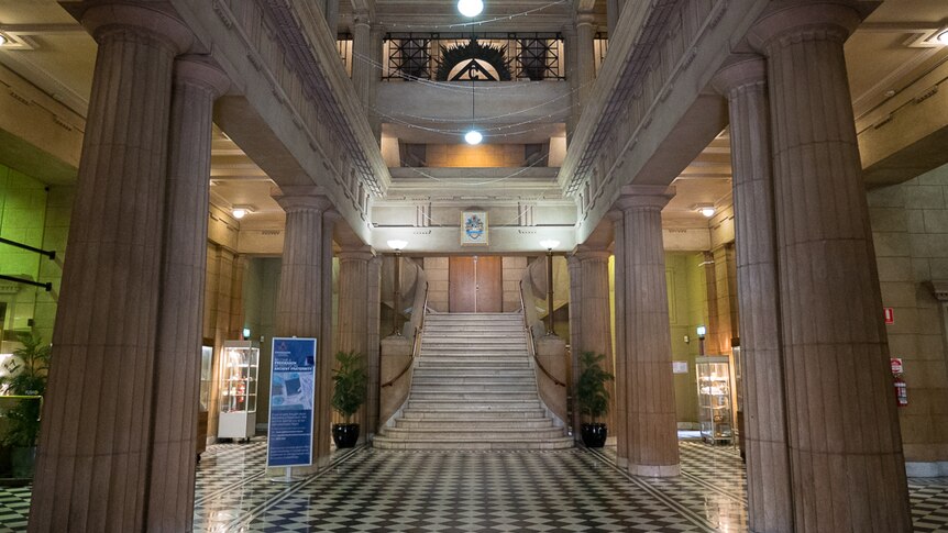 The entrance and Hall of Fame.